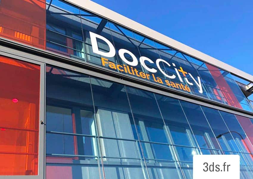 Enseigne Exterieure Doccity 3ds Groupe