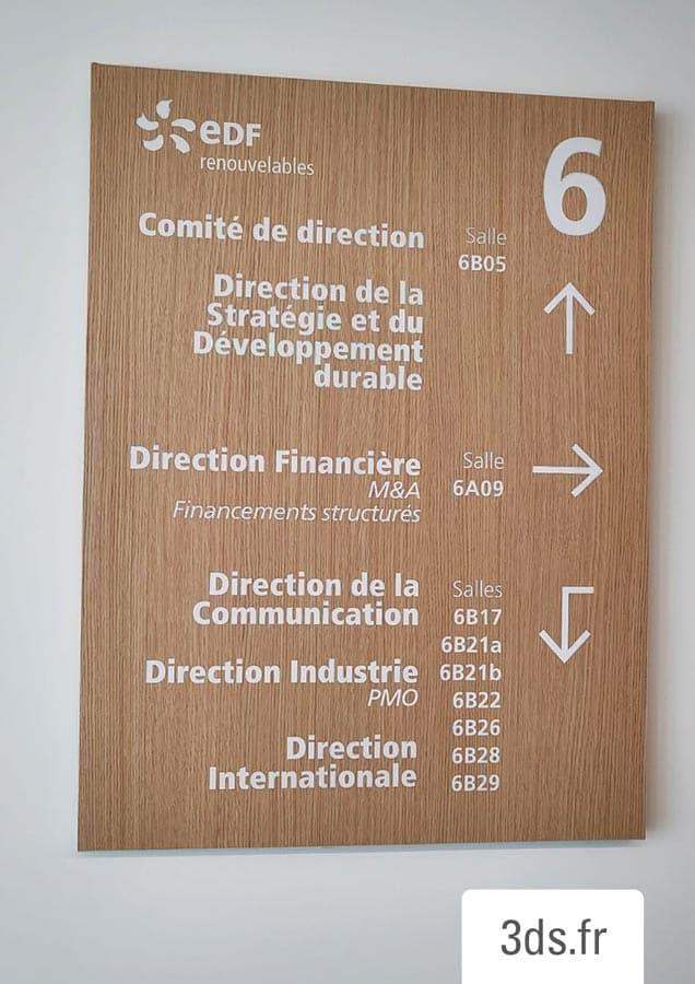 Signaletique Directionnelle Panneaux Edf 3ds Groupe