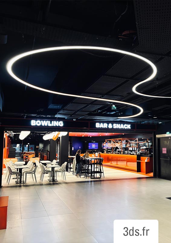 Enseigne Bowling Bar Seven Squares 3ds Groupe