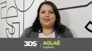 Aglaé, Graphiste