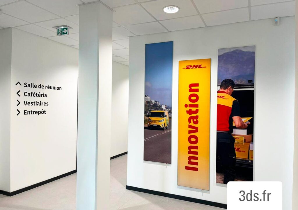 Visuel Toile Tendue Corporate Dhl 3ds Groupe