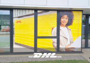 Vitrophanie Mise En Avant Dhl 3ds Groupe